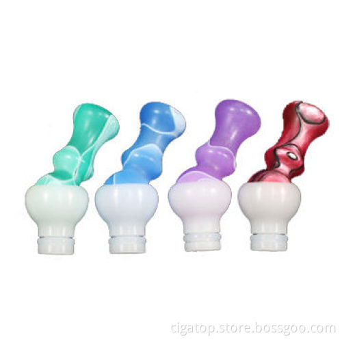 Popular Delrin/Metal/Stainless/Ming 510 Drip Tips, Different Colors, Factory Wholesale SS510